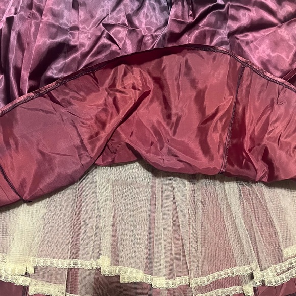 Gunne Sax vintage Elegant Purple Ombre Dress w bodice sz 5 RARE - Picture 5 of 11